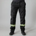 Calça Cargo Masculina 6 Bolsos Faixa Refletiva Para Trabalho 1