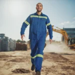 Conjunto Eletricista Camisa Manga Longa Calça com Faixa Refletiva NR10 7 Azul royal